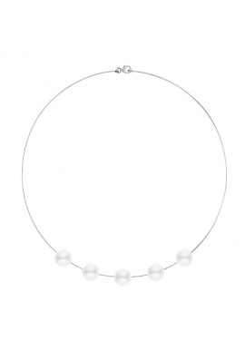 Collier Câble en Or Blanc