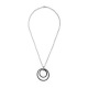 Collier Motif Cercles Noirs